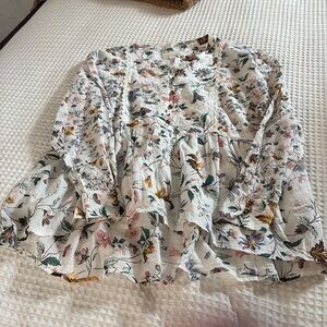 Anthropologie XS Petite button down shirt NWT